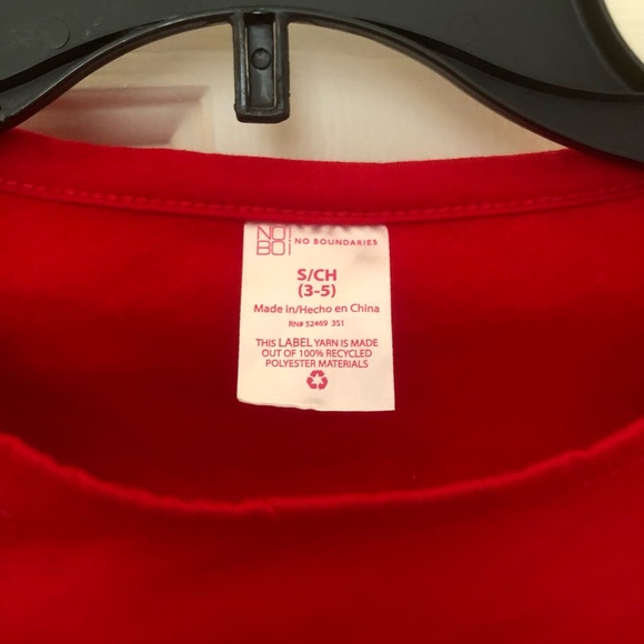 Brand new with tags! Beautiful red LOVE top! - Picture 2 of 3